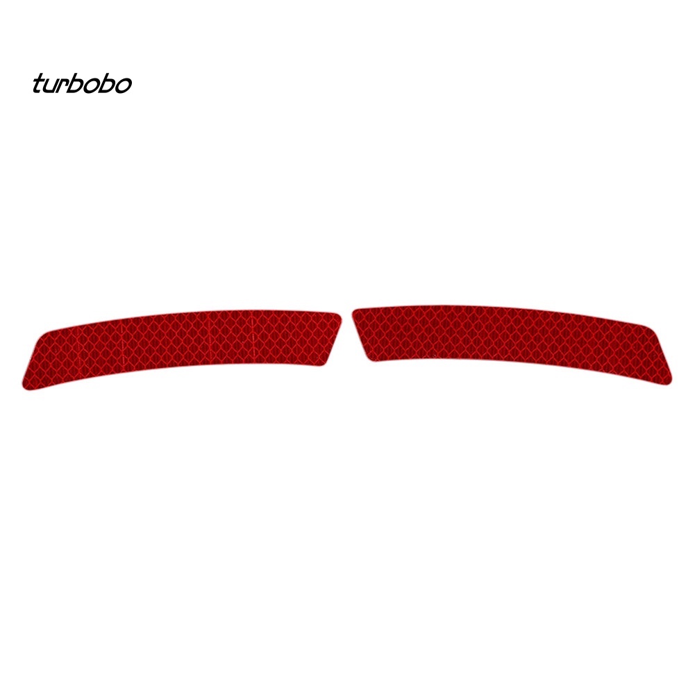 1 Cặp Miếng Dán Phản Quang Cảnh Báo Chống Va Chạm Cho Cửa Xe Hơi