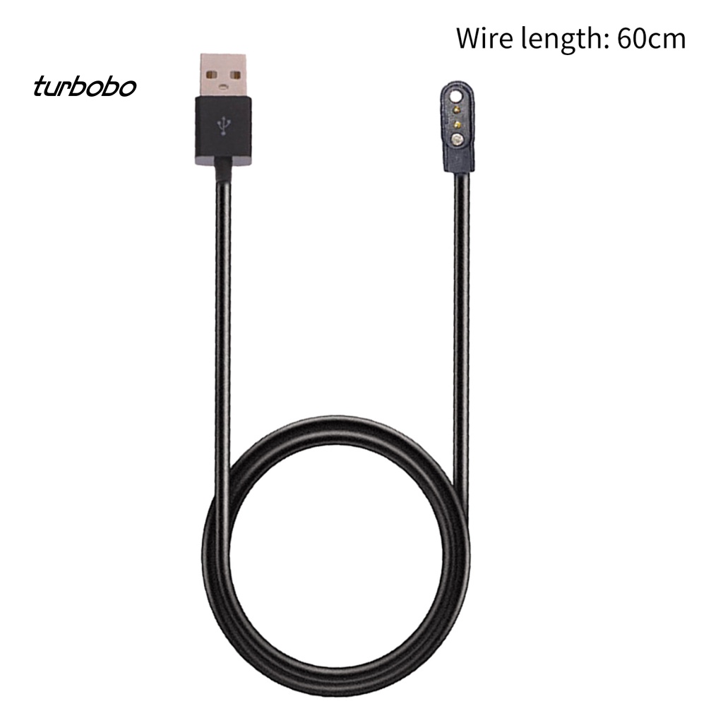 Cáp Sạc Nhanh Từ Tính PVC 2 Pin 284mm Cho Đồng Hồ Thông Minh Bobo