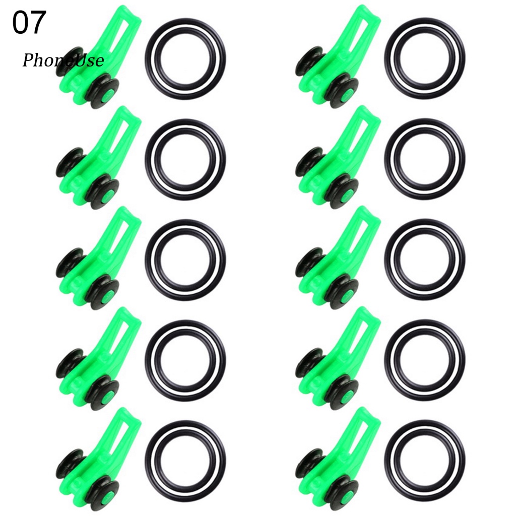 Pu Bộ 10 Phụ Kiện Giữ Lưỡi Câu Cá Tiện Lợi