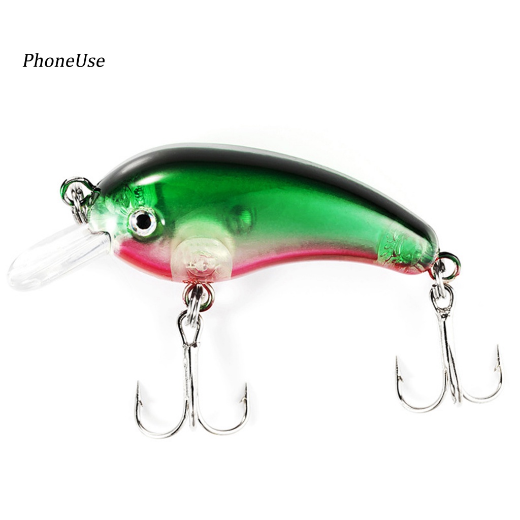 Mồi Câu Cá Nổi 3D Bằng Nhựa PU 55mm / 56g Chống Nước Có Móc Treble