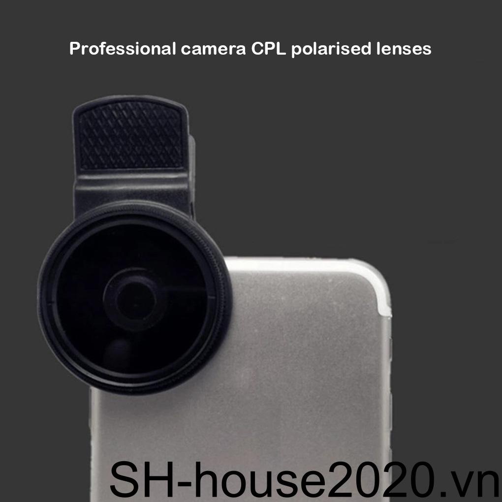 Kính Lọc CPL Phân Cực Độ Nét Cao Nhỏ Gọn Thông Dụng Cho Điện Thoại Thông Minh / Máy Ảnh