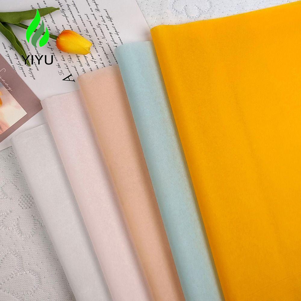 YIYU Cuộn Giấy Gói Quà / Giày Trong Suốt Thời Trang DIY