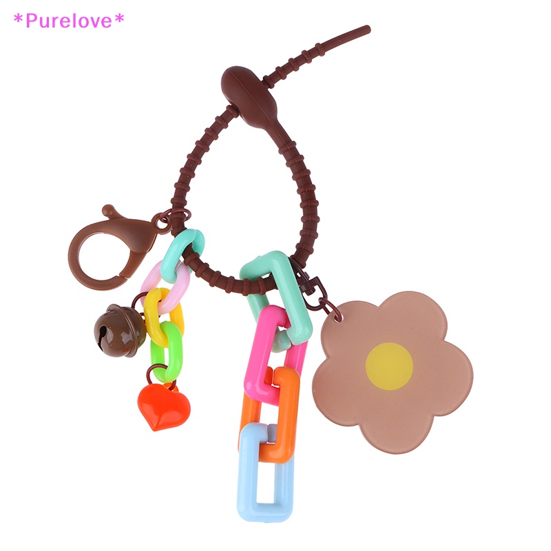 Móc Khóa Điện Thoại / Chìa Khóa Hình Đám Mây / Bông Hoa Nhiều Màu Xinh Xắn Mới