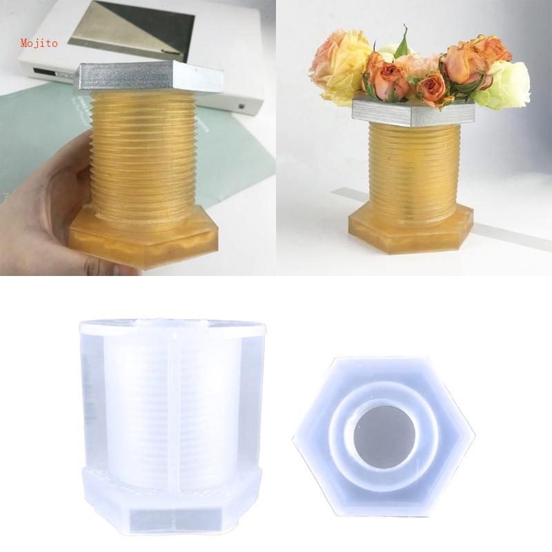 Khuôn Silicone Làm Bình Hoa Mojito DIY