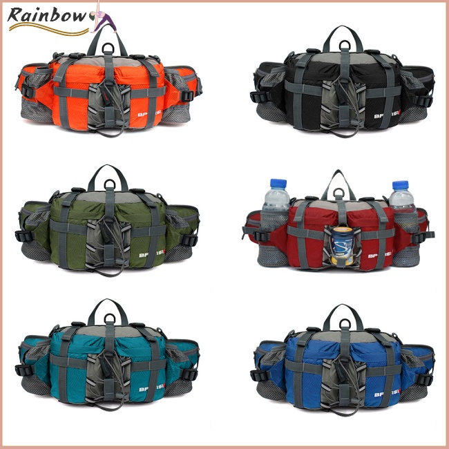 Túi Đeo Hông Kèm Giá Đỡ Bình Nước Chống Thấm Nước Tiện Dụng Cho Nam Và Nữ