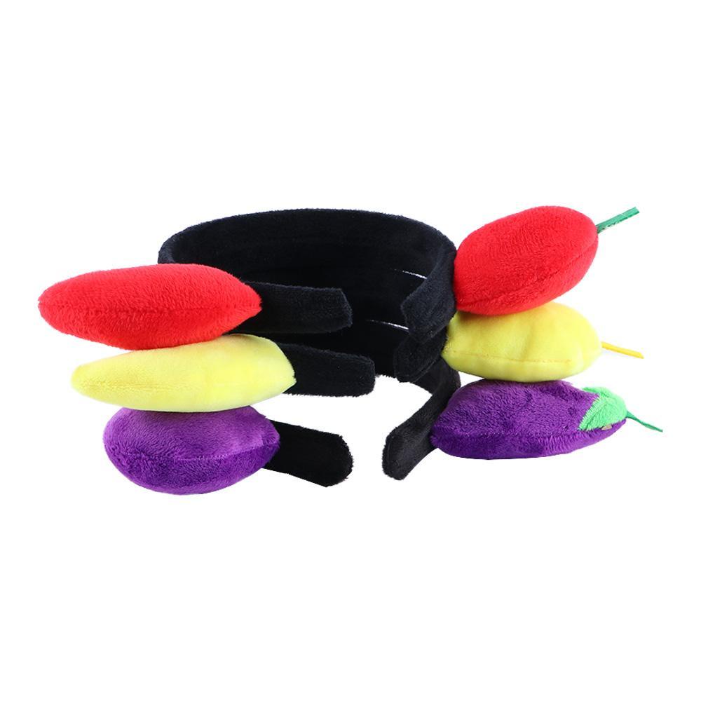 ANEMONE Băng Đô Cài Tóc Hình Rau Củ Quả Ngộ Nghĩnh Cho Nữ