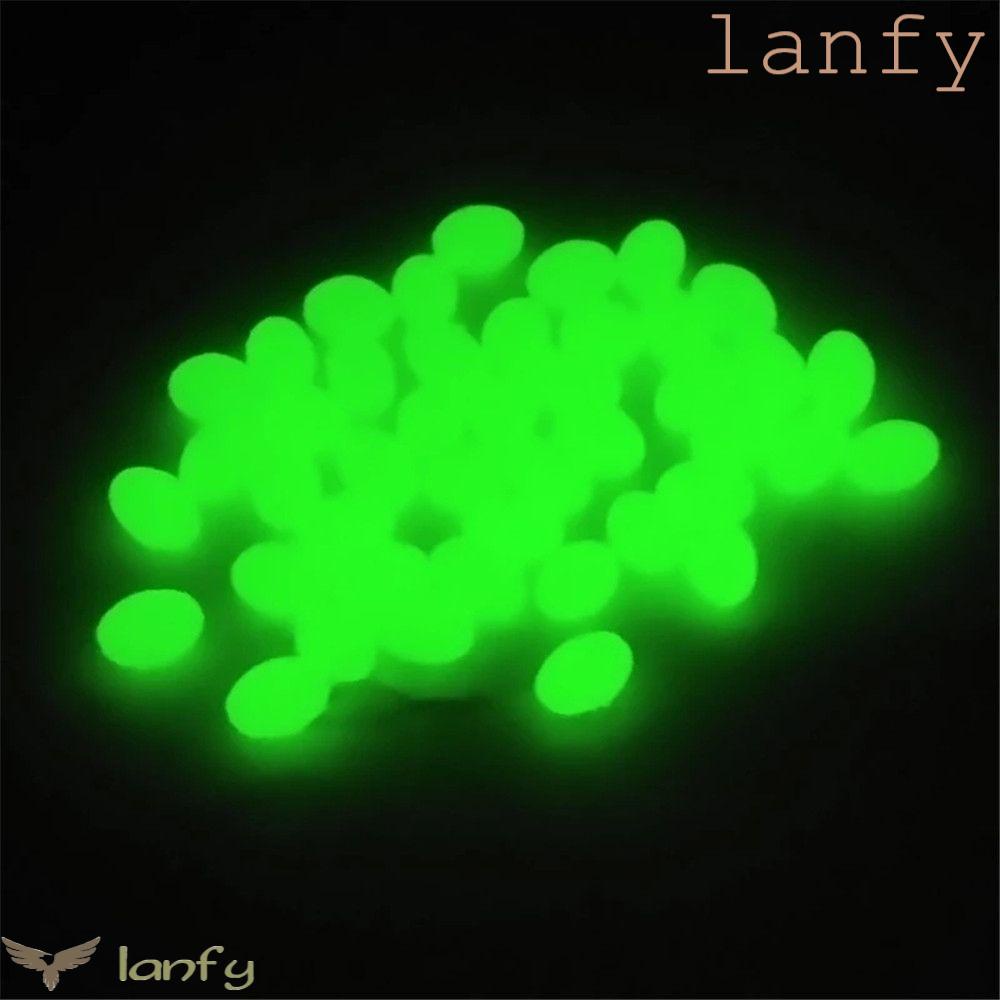 LANFY Hạt Phao Nổi Câu Cá Phát Sáng Trong Tối Tiện Dụng
