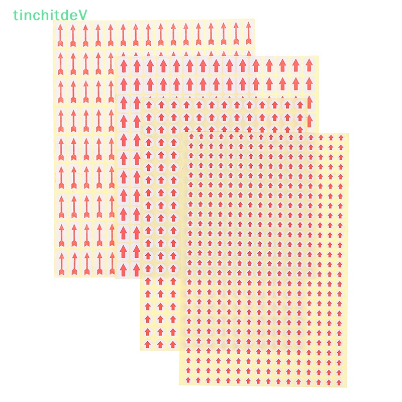 [TinchitdeV] Set 15 Tấm Nhãn Dán Đánh Dấu Hình Mũi Tên Tròn Nhỏ Có Thể Tháo Rời [Mới]