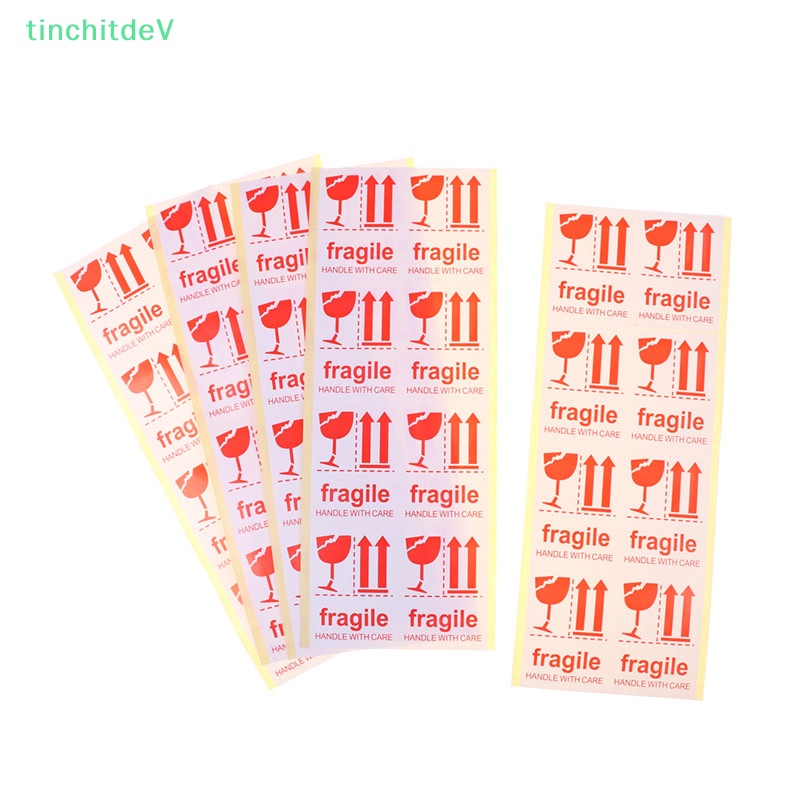 Set 40 Nhãn Dán Cảnh Báo Tự Dính 7 * 5cm Tiện Dụng