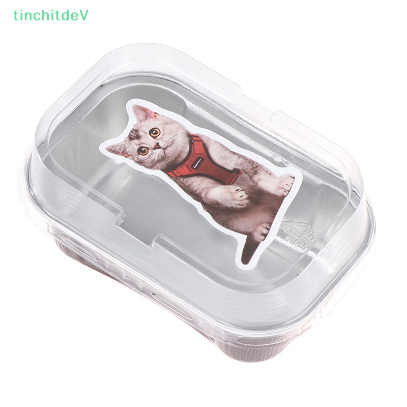 Bộ 50 Miếng Dán Hình Mèo Hoạt Hình DIY Trang Trí Sổ Tay / Hành Lý / Xe Hơi