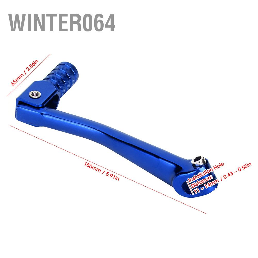 Winter064 Phụ kiện sửa đổi xe máy Cần số hợp kim nhôm CNC 150x65mm