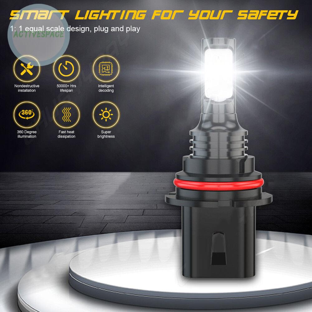 ⚡READYSTOCK⚡LED Car Headlights Internal Drive Low Beam Single Beam 2Pcs 50000hrs 6000K