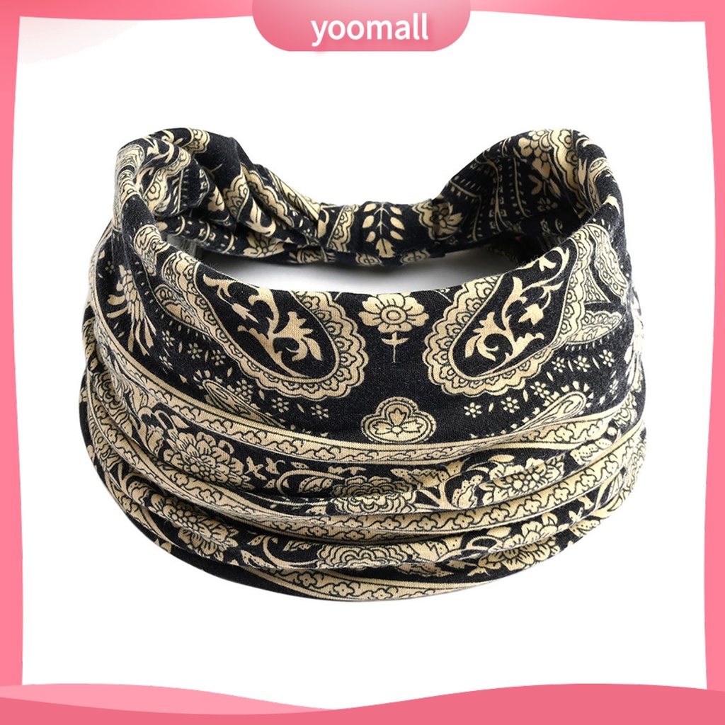 Băng Đô Thể Thao Thấm Hút Mồ Hôi Phong Cách Bohemia