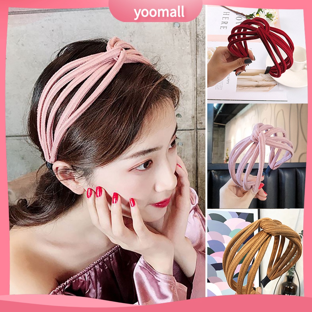 Băng Đô Cài Tóc Bằng Vải Chống Trượt Thoải Mái Cho Nữ