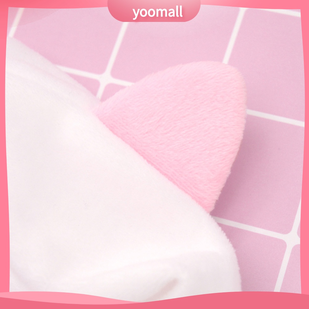 Băng Đô Tai Mèo Hoạt Hình Co Giãn Đáng Yêu Dành Cho Nữ Rửa Mặt Trang Điểm