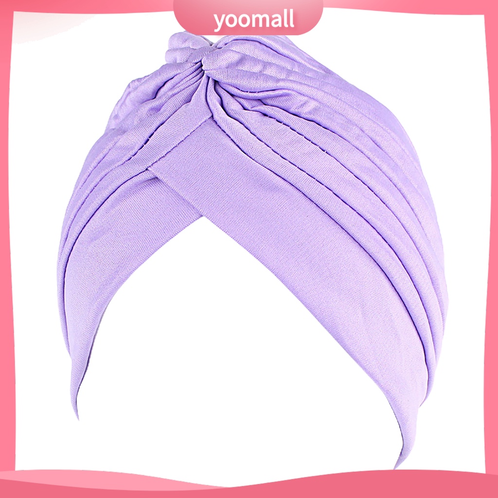 Mũ Len Trùm Đầu Màu Trơn Phối Bèo Thời Trang Unisex