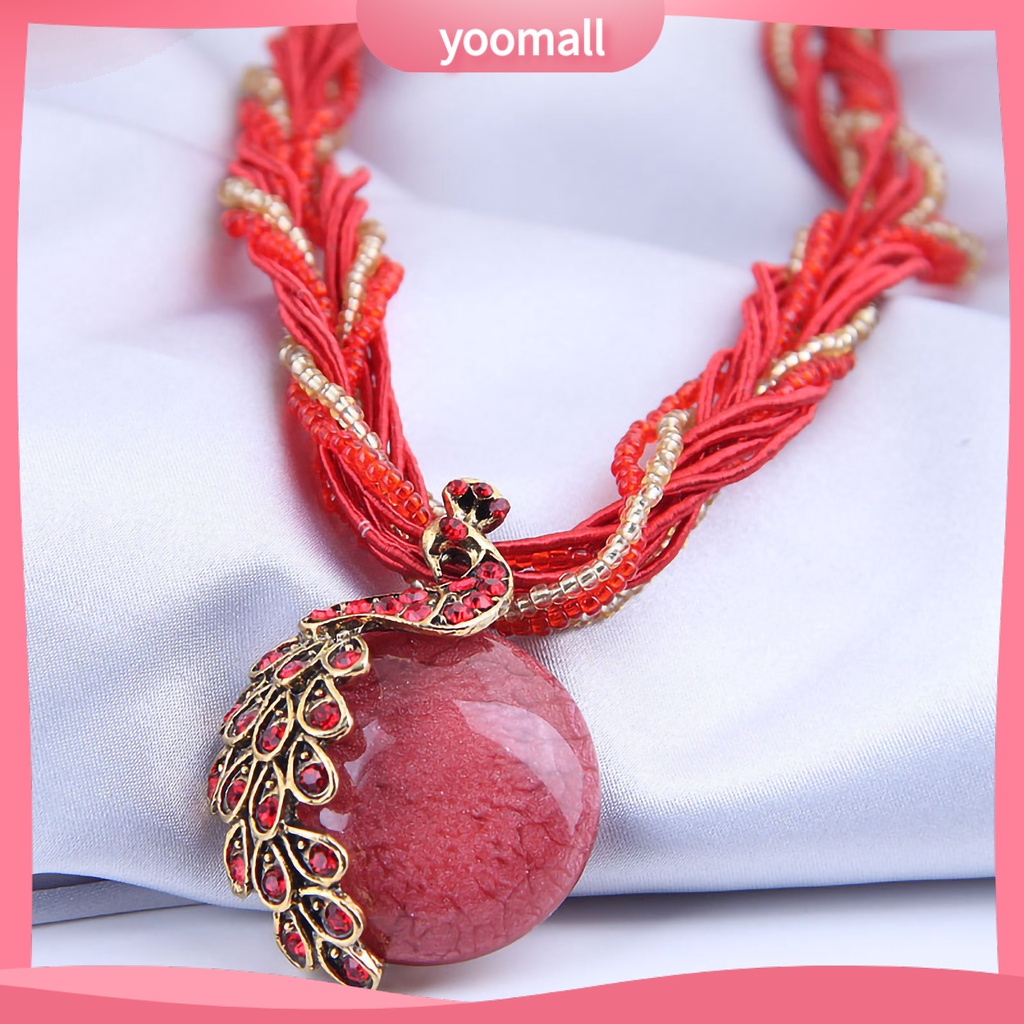 [YM] Vòng cổ Phong Cách Bohemian Cổ Điển Màu Sáng Tinh Tế Cho Cuộc Sống Hàng Ngày