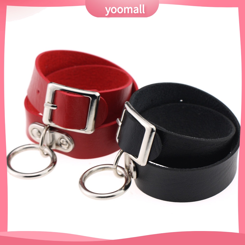 Vòng Cổ Choker Da Giả Đính Đinh Tán Trái Tim Phong Cách Harajuku