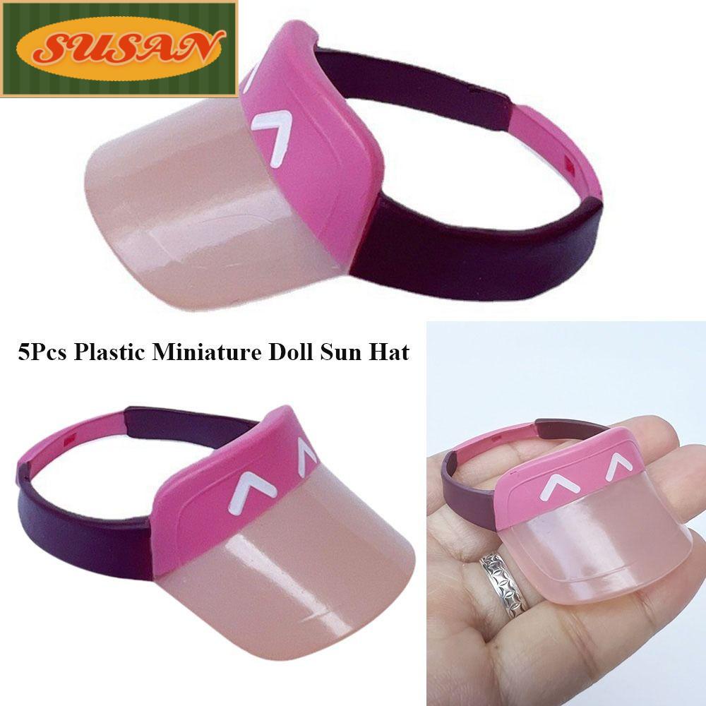 SUSANS Set 5 Mũ Chống Nắng Dễ Thương 5.5cm Trang Trí Nhà Búp Bê