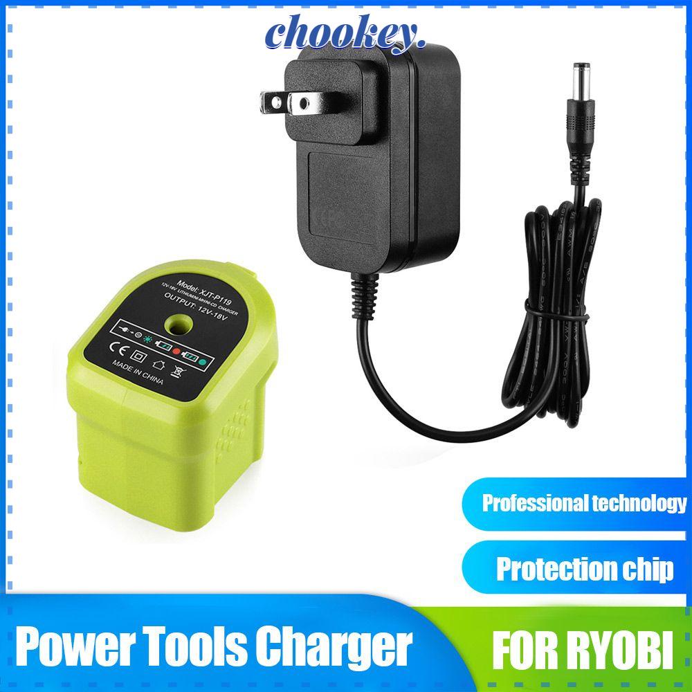 CHOOKEY Bộ Sạc Pin Chống Cháy Nổ Cho Ryobi 12V 14.4V 18V P107 P108