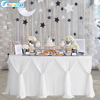 Khăn Trải Bàn Họa Tiết Kẻ Sọc Hình Tròn / Chữ Nhật Trang Trí Tiệc Cưới / Sinh Nhật