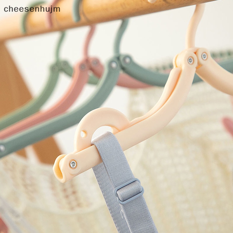 Bộ 5 Móc Nhựa Treo Quần Áo Gấp Gọn Tiết Kiệm Không Gian Đa Năng