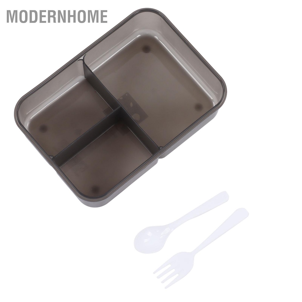 ModernHome Hộp Cơm Bento 3 Ngăn Dung Tích Lớn 1500Ml Dành Cho Sinh Viên Công Nhân Trường Học Tại Nhà Văn Phòng