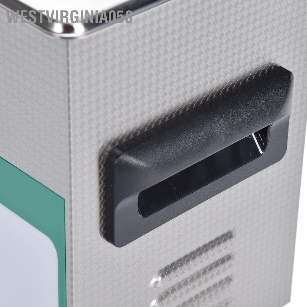 Westvirginia058 Máy làm sạch siêu âm Sonic 3.2L 120W Hẹn giờ kỹ thuật số cho trang sức thủy tinh