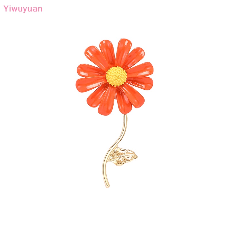 < Yiwuyuan > Ghim Cài Áo Hình Hoa Cúc Khô Sơn Dầu Thanh Lịch Dễ Phối Đồ Chống Ánh Sáng Dành Cho Nữ Dự Tiệc Mới