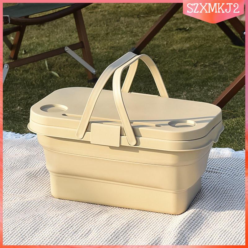 Giỏ Đựng Đồ Dùng Có Thể Gấp Gọn Tiện Dụng Mang Theo Cắm Trại / Dã Ngoại