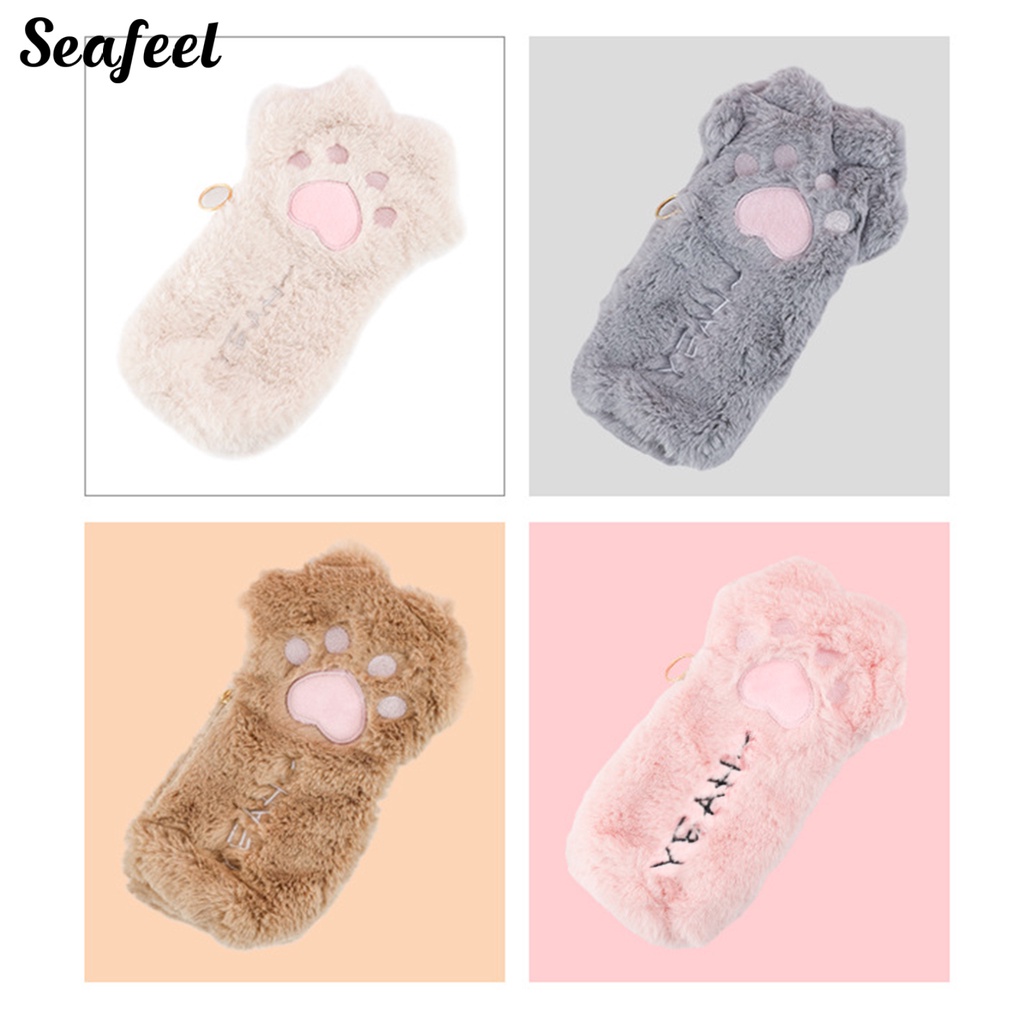 Túi Đựng Bút Chống Bụi Hình Chân Mèo Hoạt Hình Dễ Thương