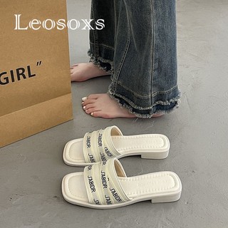 Leosoxs dép sandal nữ dép bánh mì nữ dép bánh mì Chống Trượt 071407