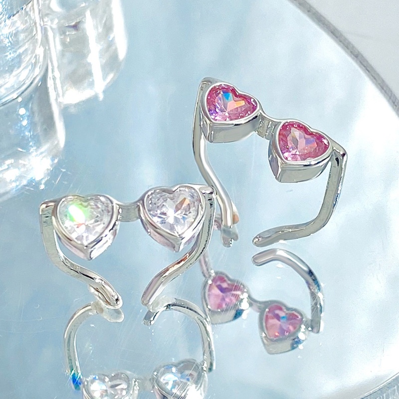 Nhẫn Nữ Họa Tiết Trái Tim Ngọt Ngào Dễ Thương