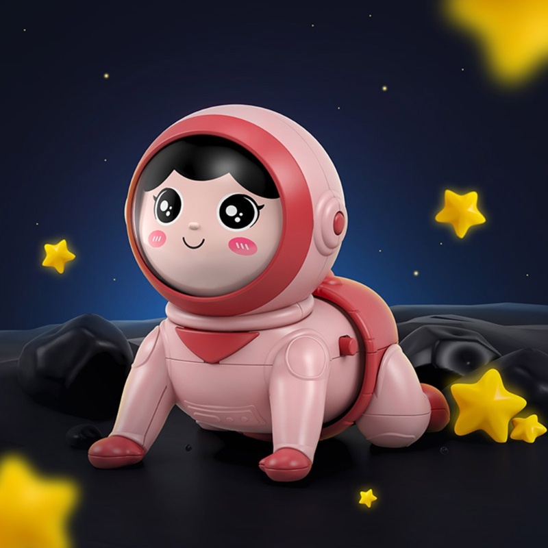 Đồ Chơi Búp Bê Bò Bằng Điện Chống Va Chạm Phát Ra Âm Thanh Giáo Dục Sớm Cho Bé