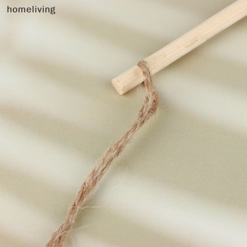 Mô Hình Bàn Ghế Bằng Tre Tỷ Lệ 1 / 12 Dùng Trang Trí Nhà Búp Bê / Tiểu Cảnh