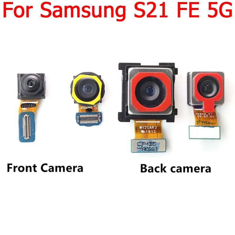 Dành Cho Samsung Galaxy S21 FE 5G G990 G990E G990B G990U S21FE Mặt Sau Siêu Rộng Telephoto Camera Tr