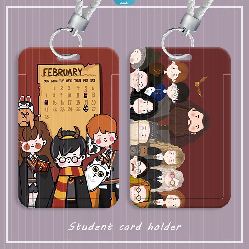 Dây Đeo Thẻ ID / Thẻ Ngân Hàng Họa Tiết Harry Potter Cho Học Sinh