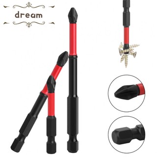 【DREAMLIFE】Cross Drill Bit Cross Screwdriver Electric Drill Bit Head Magnetic Power Tools
