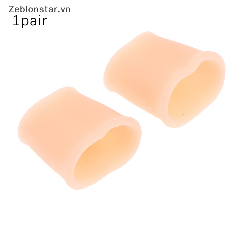 1 Cặp Ống Gel Silicone Bảo Vệ Ngón Chân Cái