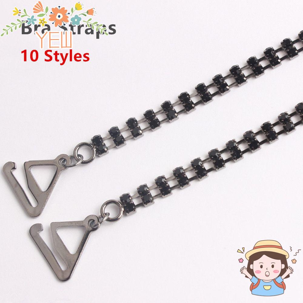 Dây Áo Ngực Mạ Bạc Đính Pha Lê Quyến Rũ Thanh Lịch