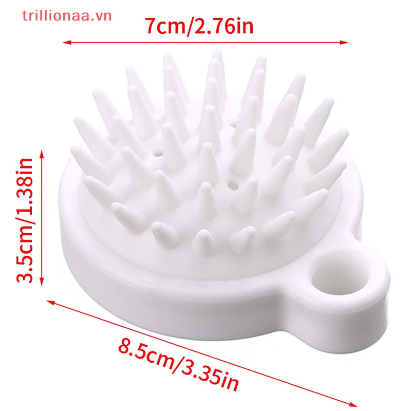 1 Lược Silicone Mát Xa Da Đầu Phong Cách Nhật Bản