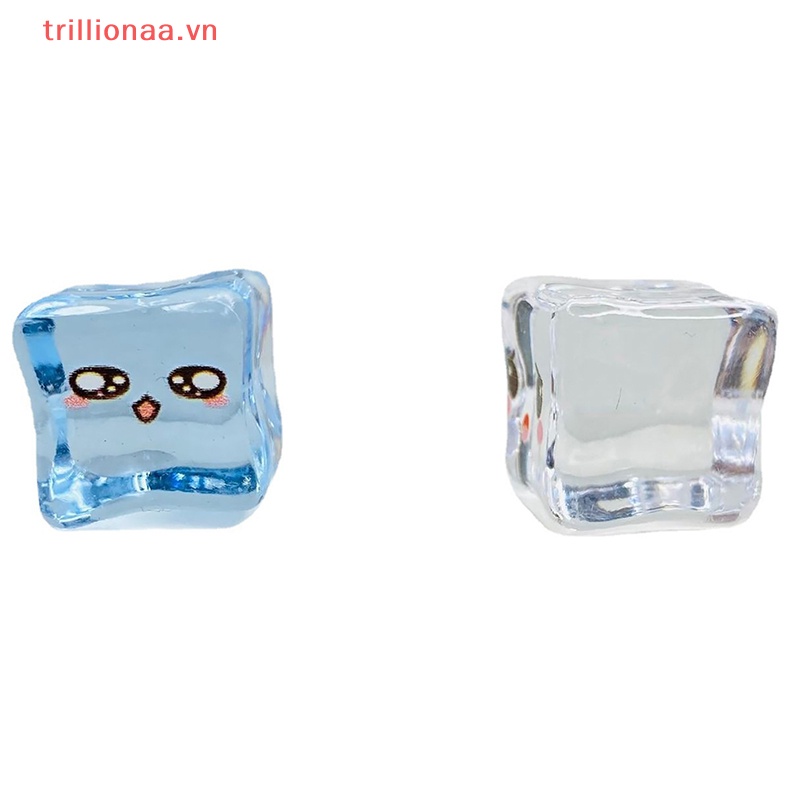 Set 5 Viên Đá Dạ Quang Trong Suốt Kèm Mặt Dây Chuyền Bằng Resin DIY