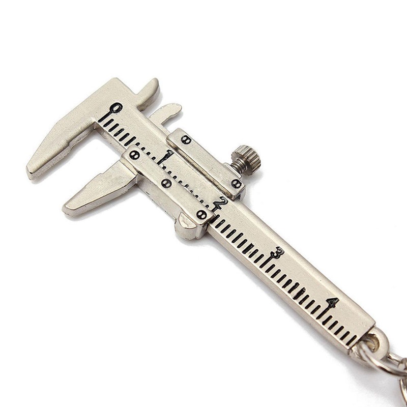 Dụng Cụ Đo Kích Thước Mini 10CM Có Móc Khóa