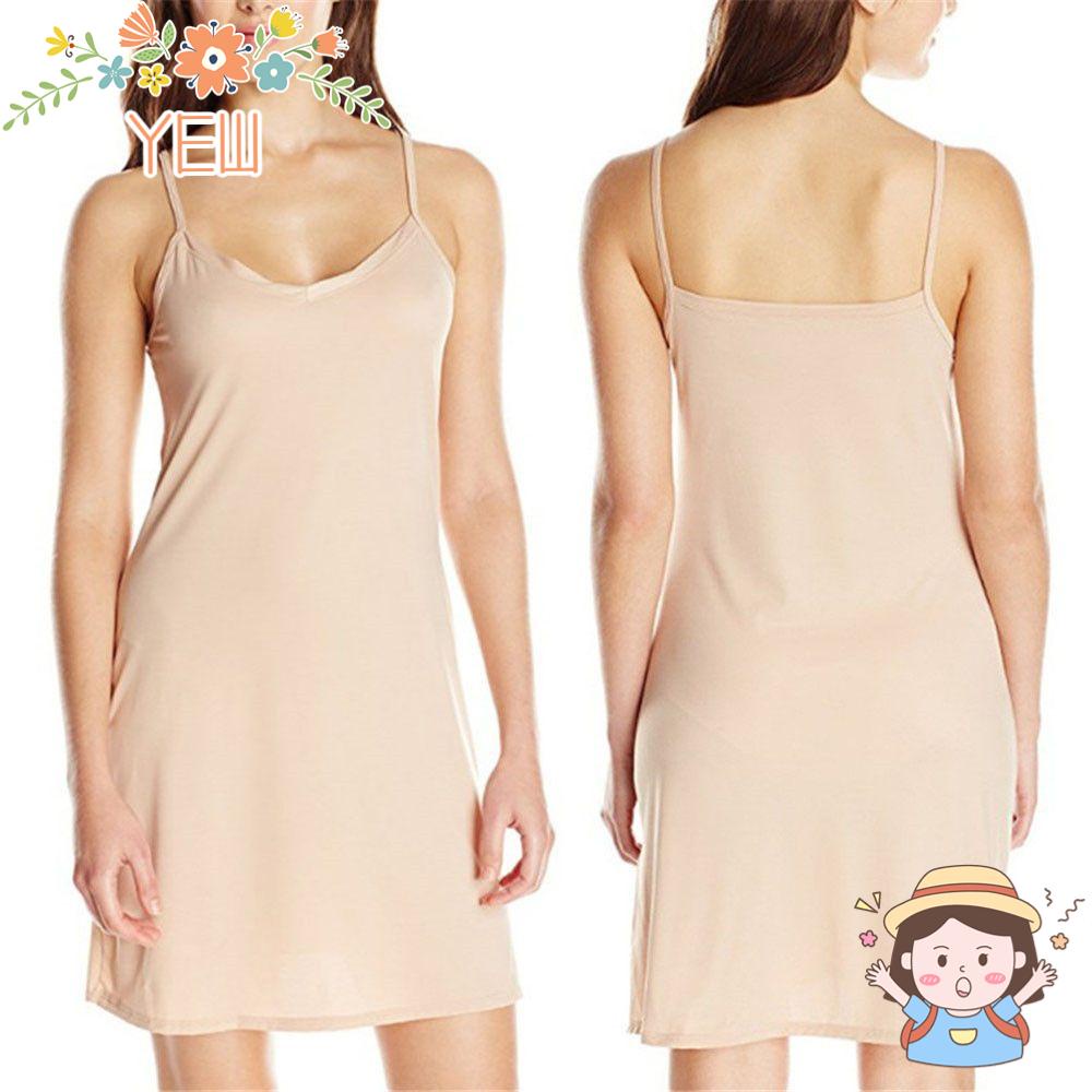 Đầm Hai Dây Cổ Chữ V Màu Sắc Thời Trang Xinh Xắn Cho Nữ