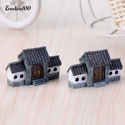 Mô Hình Nhà Búp Bê Emden DIY Trang Trí Nhà Cửa Sân Vườn