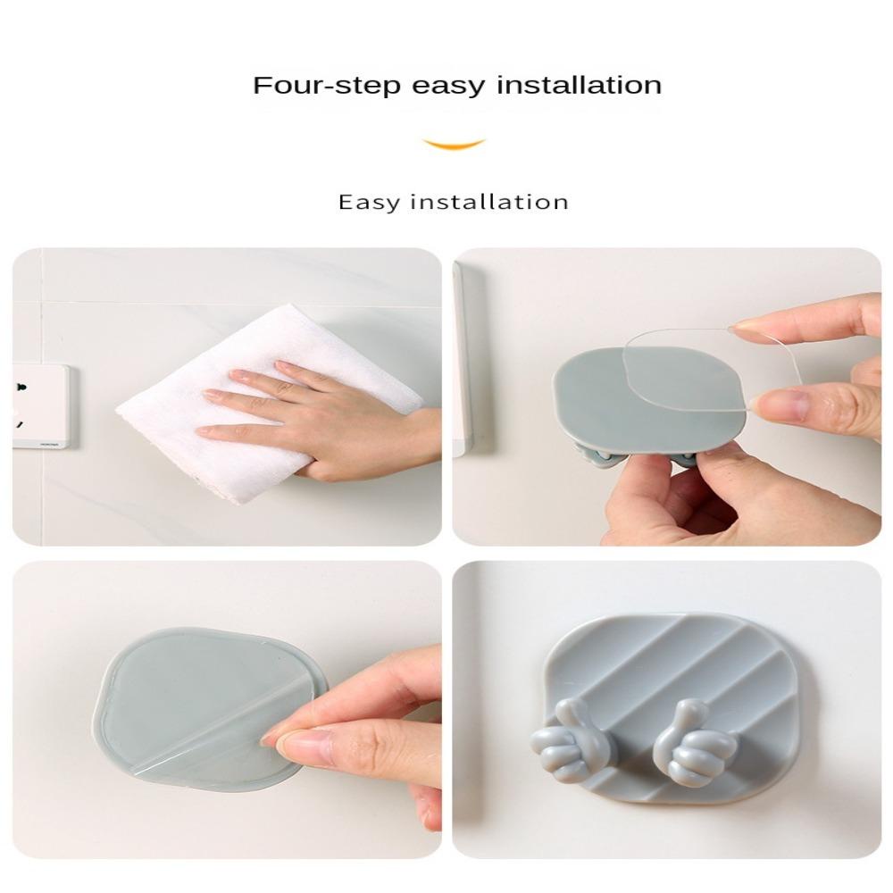 Móc Treo Phích Cắm Dán Tường Bằng ABS Đa Năng Tiện Dụng