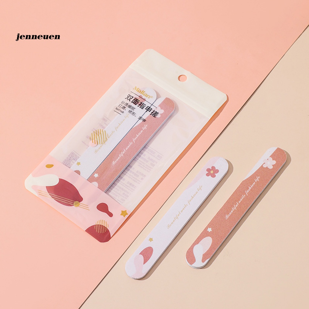 Bộ 2 Cây Dũa Móng Tay Bằng EVA Hai Mặt Tiện Dụng