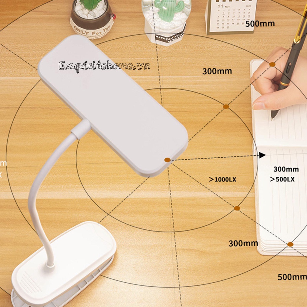 Đèn Đọc Sách Bảo Vệ Mắt Kèm Kẹp Tiện Dụng Cho Phòng Học / Văn Phòng