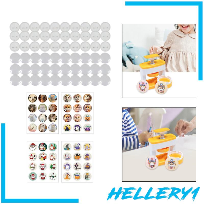 Bộ Huy Hiệu Cài Áo Hình Tròn Có Thể Thay Đổi Nhiều Hình Dạng Siêu Bền Tiện Dụng DIY