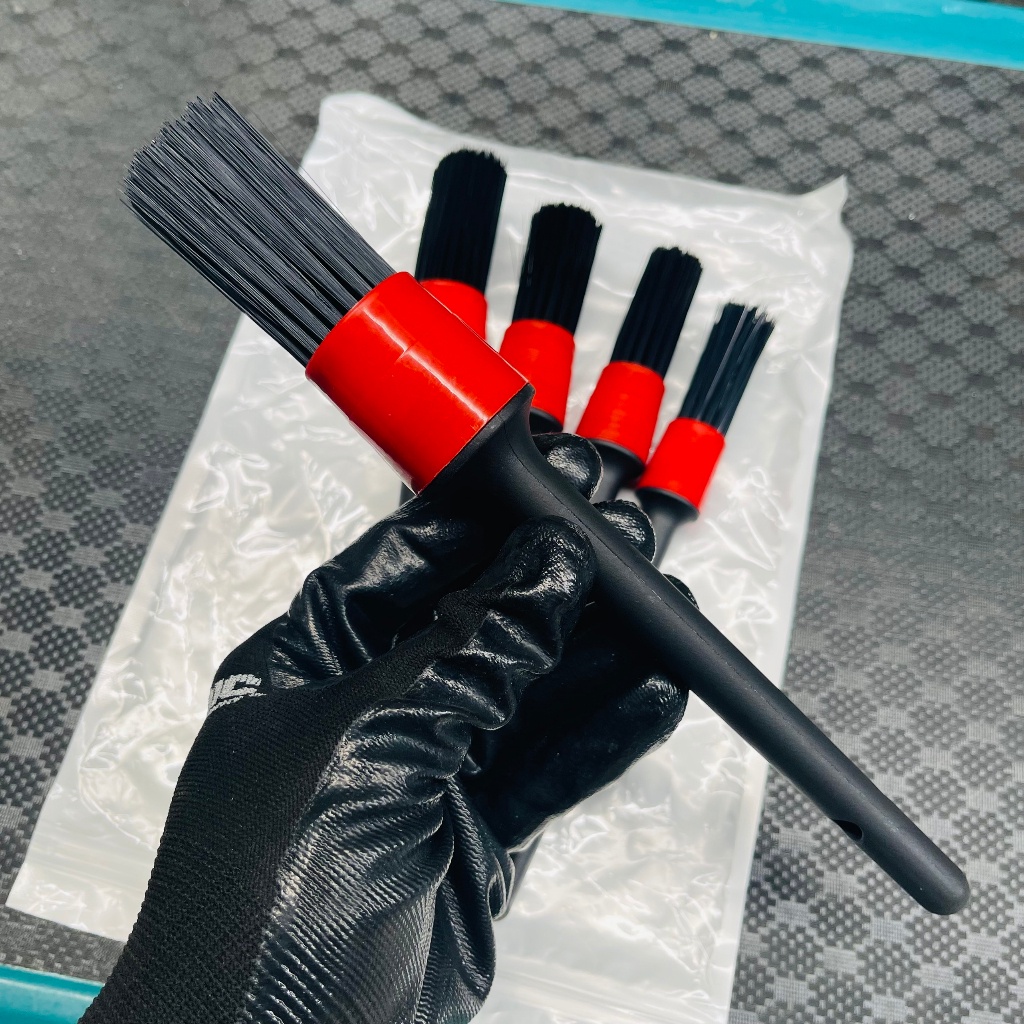 Bộ 5 Cọ Rửa Xe Máy, Xe Oto Chi Tiết, Lông Nhựa